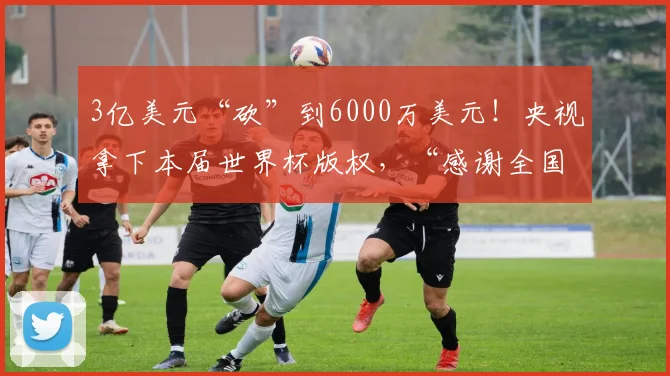 3亿美元“砍”到6000万美元！央视拿下本届世界杯版权，“感谢全国网友支持”