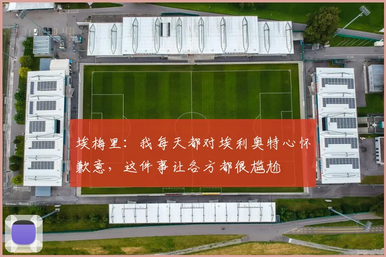 埃梅里：我每天都对埃利奥特心怀歉意，这件事让各方都很尴尬